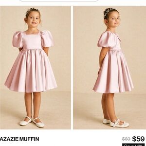Azazie Muffin Light Pink Kids Formal Dress